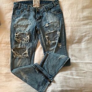 One Teaspoon Trashed Freebirds